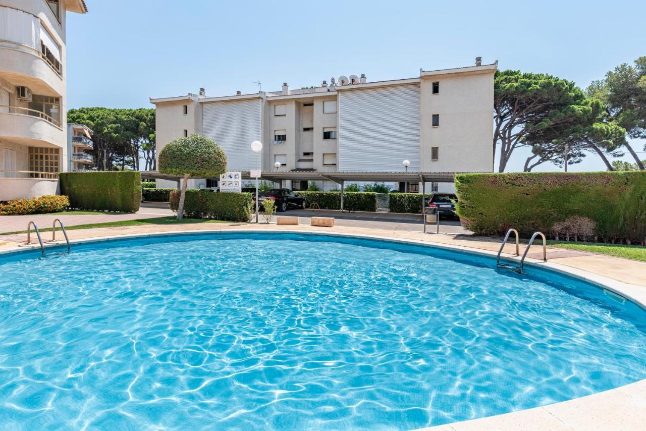 Ático en primera línea con vistas, piscina y parking Cambrils Esterno foto
