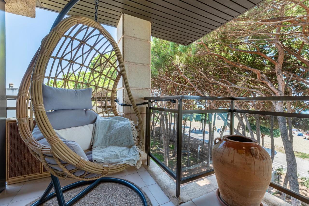 Ático en primera línea con vistas, piscina y parking Cambrils Esterno foto