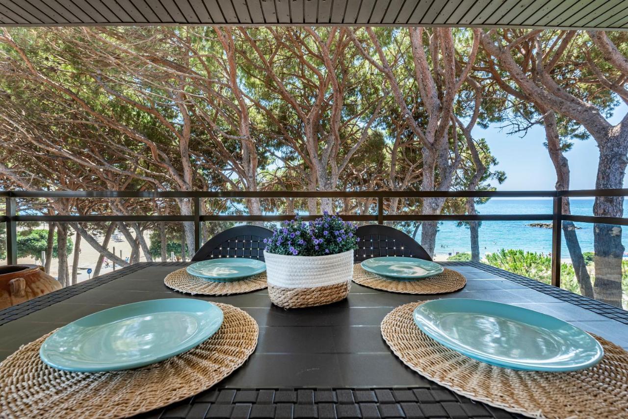 Ático en primera línea con vistas, piscina y parking Cambrils Esterno foto